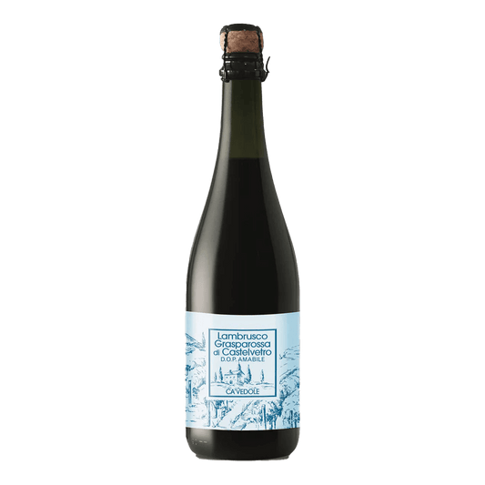 VINO ZANASI LAMBRUSCO AMABILE GRASPAROSSA DI CASTELVETRO DOP 75CL