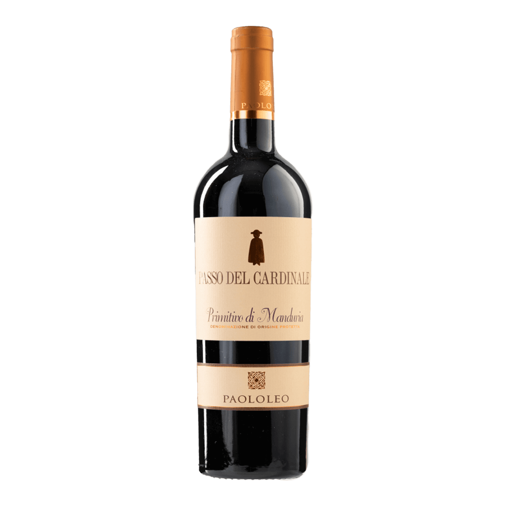 VINO PAOLOLEO PASSO DEL CARDINALE PRIMITIVO DI MANDURIA DOP 75CL