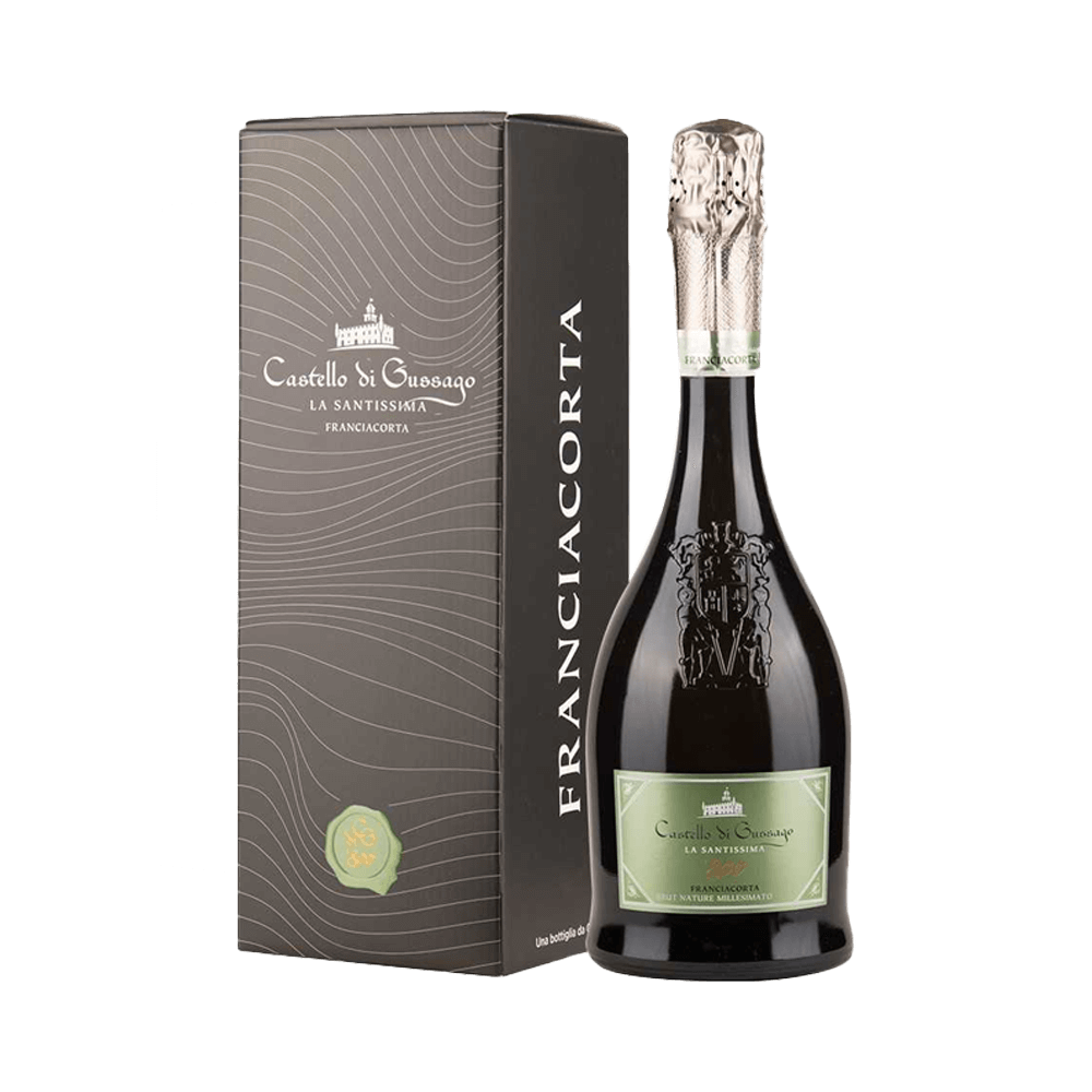 SPUMANTE GUSSAGO BRUT NATURE MILLESIMATO FRANCIACORTA DOCG 75CL (ASTUCCIO)