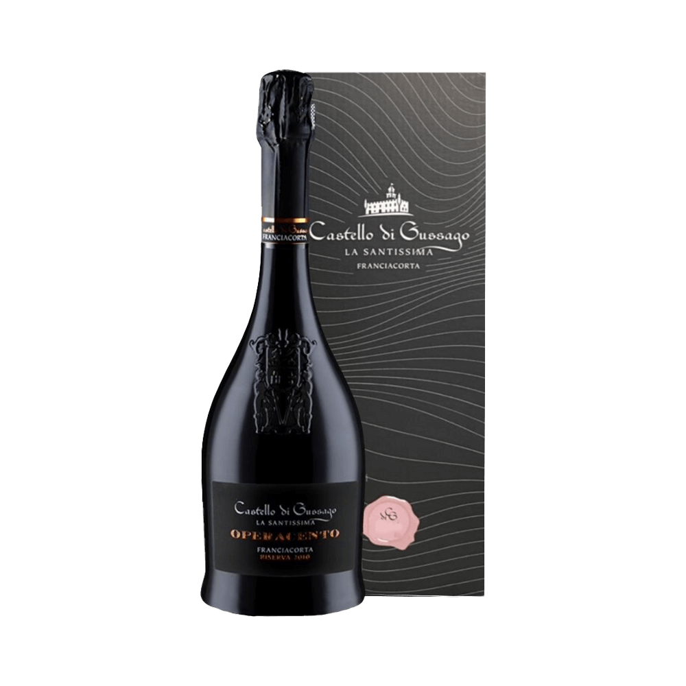 SPUMANTE GUSSAGO OPERACENTO EXTRA BRUT RISERVA FRANCIACORTA DOCG 75CL (ASTUCCIO)