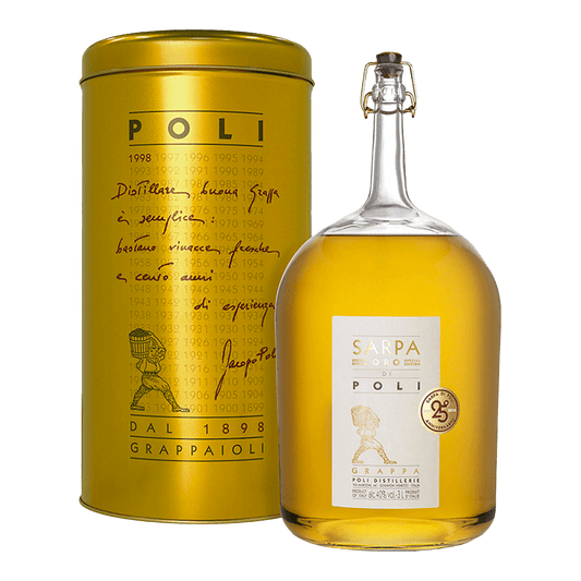 GRAPPA POLI SARPA ORO 30° ANNIVERSARIO 3LT (COFANETTO)