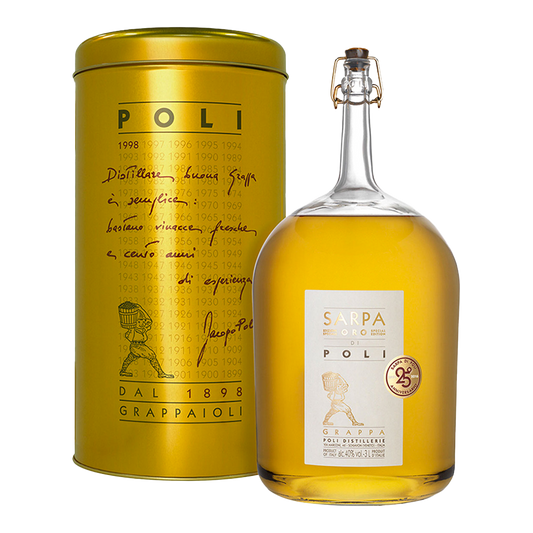 GRAPPA POLI SARPA ORO 30° ANNIVERSARIO 3LT (COFANETTO)