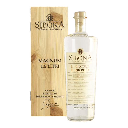 GRAPPA SIBONA BARBARESCO 1.5LT MAGNUM (CASSA LEGNO)