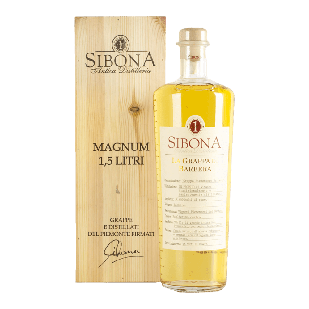 GRAPPA SIBONA BARBERA 1.5LT MAGNUM (CASSA LEGNO)