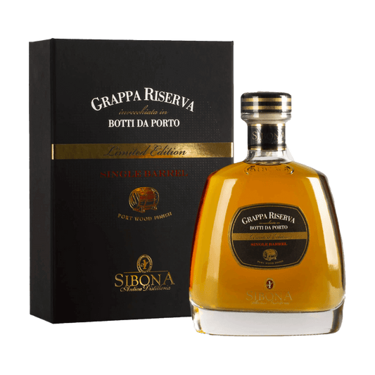 GRAPPA SIBONA BOTTI DA PORTO RISERVA LIMITED EDITION 70CL (ASTUCCIO)