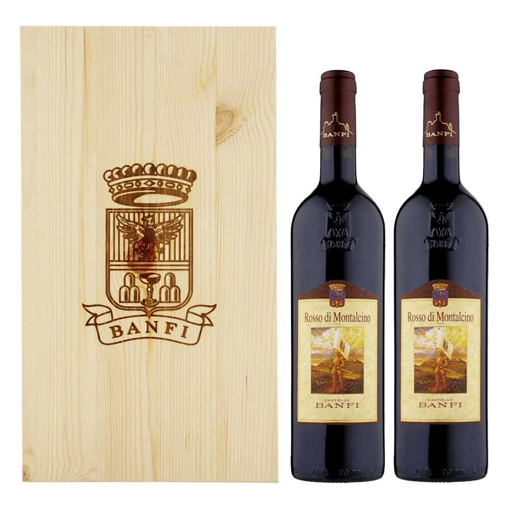 CASSA LEGNO BANFI ROSSO DI MONTALCINO X 2BT