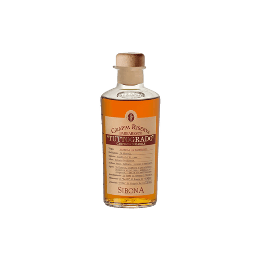 GRAPPA SIBONA TUTTOGRADO BARBARESCO 50CL (ASTUCCIO)