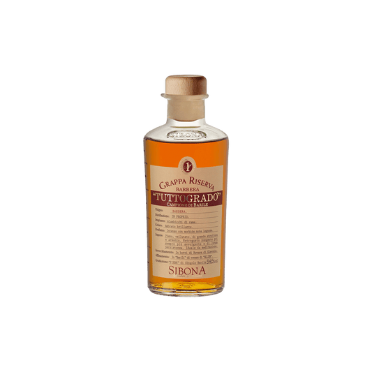 GRAPPA SIBONA TUTTOGRADO BARBERA 50CL (ASTUCCIO)