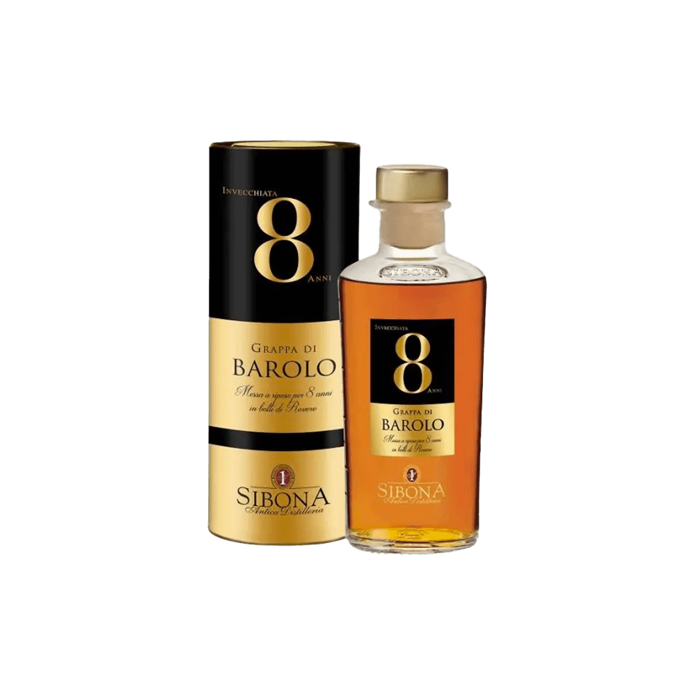 GRAPPA SIBONA RISERVA BAROLO 8 ANNI 50CL (COFANETTO)