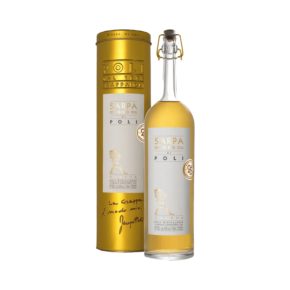 GRAPPA POLI SARPA ORO 70CL (COFANETTO)