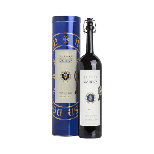 GRAPPA POLI SASSICAIA 50CL (COFANETTO)