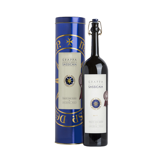 GRAPPA POLI SASSICAIA 50CL (COFANETTO)