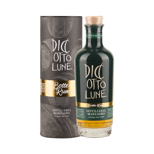 GRAPPA MARZADRO DICIOTTOLUNE BOTTE RUM 50CL (COFANETTO)