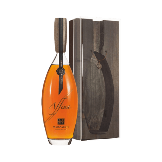 GRAPPA MARZADRO AFFINA RISERVA 10 ANNI ROVERE 1LT (CASSA LEGNO)