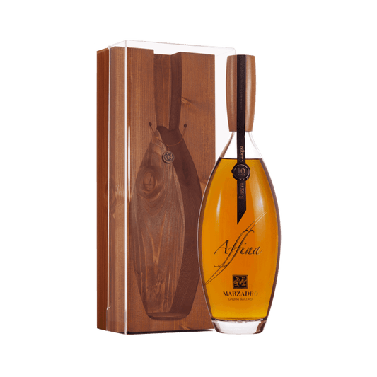 GRAPPA MARZADRO AFFINA RISERVA 10 ANNI CILIEGIO 1LT (CASSA LEGNO)