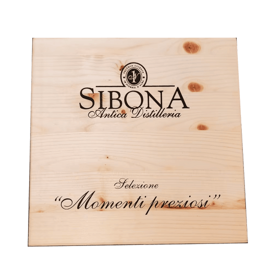 CASSA LEGNO SIBONA MOMENTI PREZIOSI CHARDONNAY + BARBERA + SIGAR