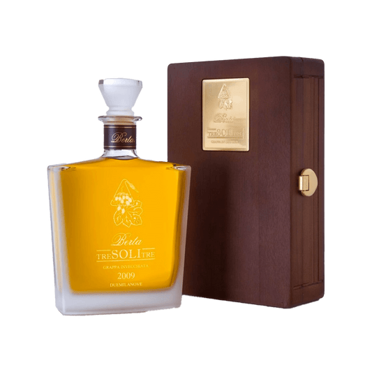 GRAPPA BERTA TRE SOLI TRE 70CL (CASSA LEGNO)