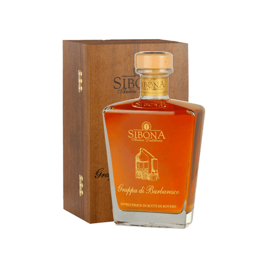 GRAPPA SIBONA BARBARESCO MILLESIMATA 70CL (CASSA LEGNO)