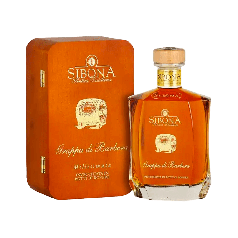 GRAPPA SIBONA BARBERA MILLESIMATA 70CL (CASSA LEGNO)