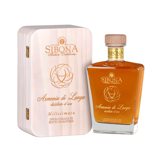 GRAPPA SIBONA UVE DI LANGA MILLESIMATA 70CL (CASSA LEGNO)