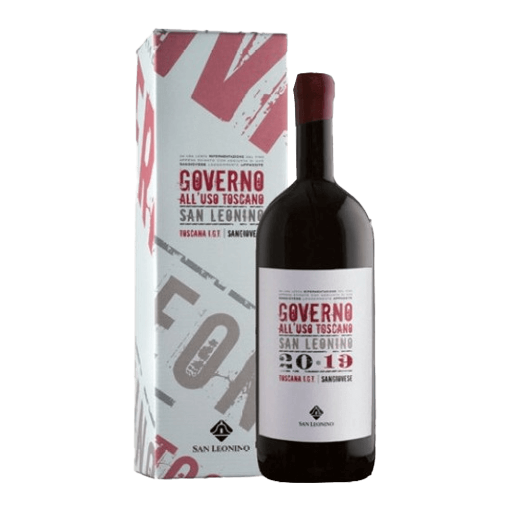 VINO SAN LEONINO GOVERNO ALL' USO TOSCANO IGT 1.5LT MAGNUM (ASTUCCIO)