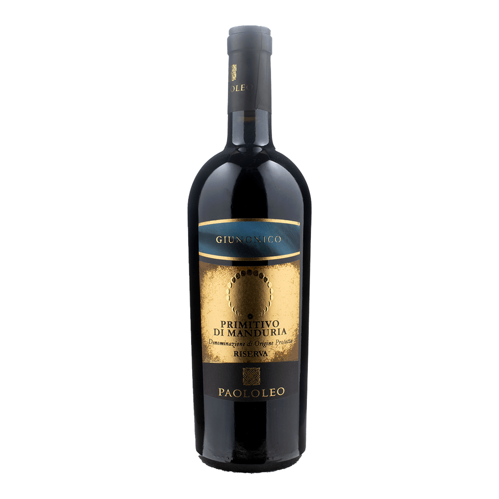 VINO PAOLOLEO GIUNONICO PRIMITIVO DI MANDURIA RISERVA 75CL